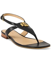 Lauren Ralph Women's Everly Thong Flat Sandals