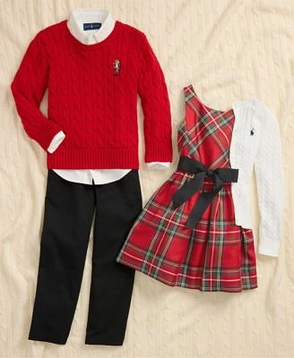 Polo Ralph Lauren Girls Boys Holiday Sibling Matching Moment