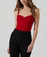 Astr the Label Women's Adana Sweetheart-Neck Top