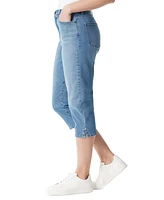 Gloria Vanderbilt Petite Amanda High Rise Straight-Leg Capri Jeans