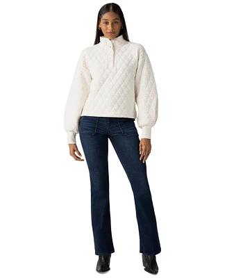 Sanctuary Women's Quilted Popover Sweatshirt