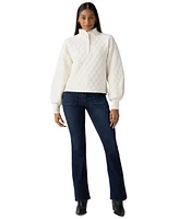 Sanctuary Women's Quilted Popover Sweatshirt