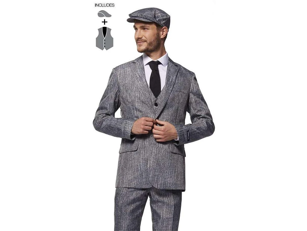 Suitmeister Men's Halloween Costume - Hustler Grey