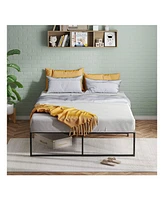 gaomon Bed Frame Full Size, 14 Inch Durable Platform Bed Frame, [No Box Spring Needed] [ Noise Free] [Easy To Assemble], Heavy Duty Frame Bed Mattress