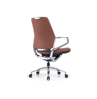Decent Living Executive Premium Leather Office Chair with Standard Height Back