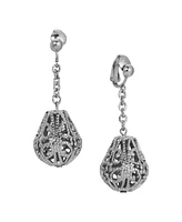 2028 Filigree Chain Drop Earrings