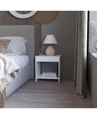 Fm Furniture Anegam Nightstand with Open Storage