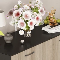Famapy 4 Door Sideboard Accent Storage Cabinet