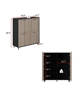 Famapy 4 Door Sideboard Accent Storage Cabinet