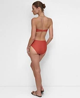 Dkny Womens Bandeau Bikini Top Bottoms