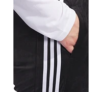 adidas Plus Y2K Glam Velour Wide-Leg Track Pants