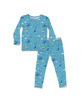 Bellabu Bear Girls Enchanted Unicorn Set of 2 Piece Pajamas