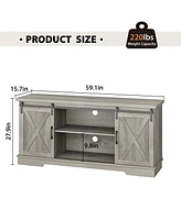 gaomon Farmhouse Tv Stand for 65 Inch Tv
