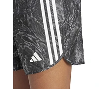 adidas Men's Own The Run Regular-Fit Lizard-Print 5" Running Shorts