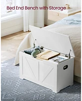 Songmics Home Storage Chest with 2 Safety Hinges
