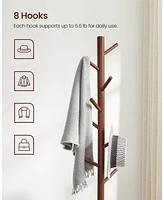 Songmics Home Tree-Shaped Coat Rack with 8 Hooks