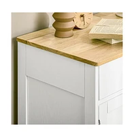 Slickblue Durable Kitchen Storage Cabinet for Optimized Organization and Practical Kitchen Solutions