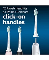 Sonicare Philips Optimal Plaque Control replacement toothbrush heads, HX9023/65 White 3-pk