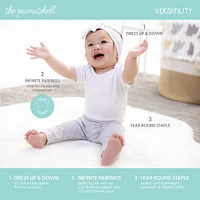 The Peanutshell Baby Boy & Girl Pants, 5-Pack, Earthy Neutrals