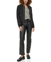 Levi's Women's Lightweight Zip-Detail Bomber Jacket