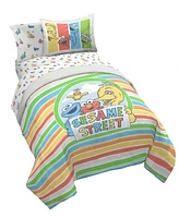 Saturday Park Sesame Street 100% Organic Cotton Kids Twin Bed Set