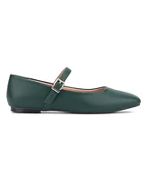 New York & Company Women's Page- Buckle Ballet Flats