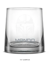 JoyJolt Star Wars The Mandalorians Short Drinking Glasses, Set of 4