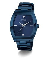 Guess Men's Analog Blue Stainless Steel Watch, 42 mm