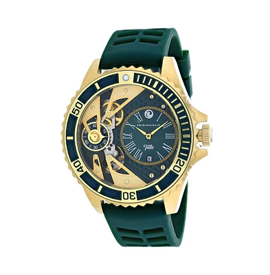 Oceanaut Men's Tide Green Dial Watch - OC0995