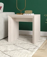 Hudson & Canal 22" Oswin Wide Rectangular Side Table