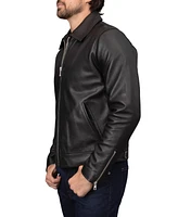 Bagatelle Homme Men's Genuine Leather Zip Front Jacket