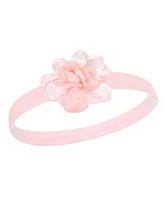 Hudson Baby Baby Girls Hudson Headbands 10pk, Satin Pink Black, 0-24 Months