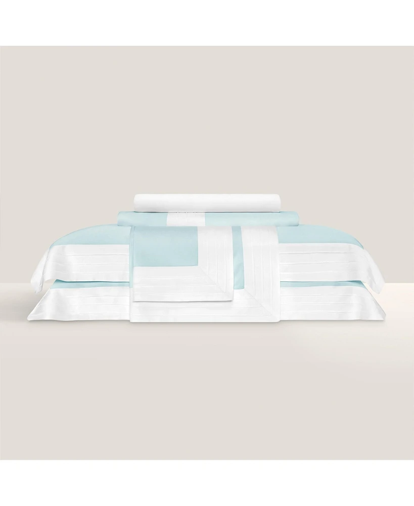 Togas Eden blue/white Duvet cover California King blue/white