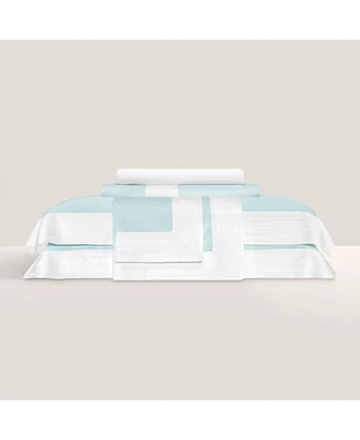 Togas Eden blue/white Duvet cover California King blue/white