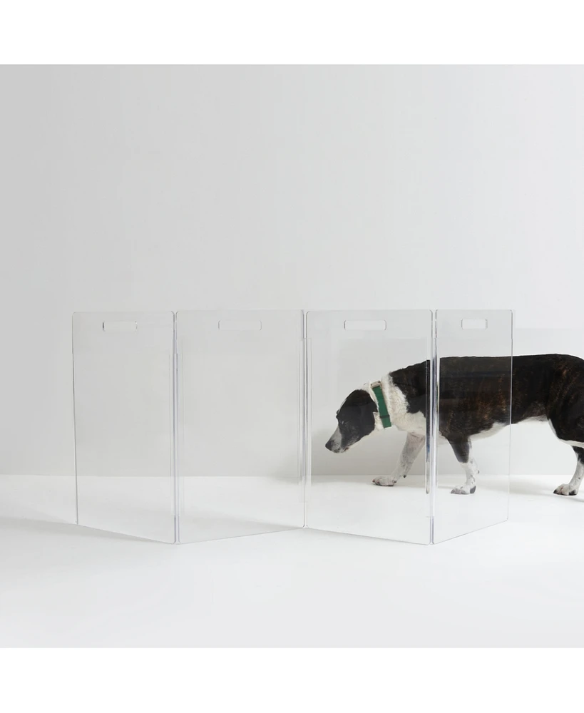 Hiddin Low Pet Gate Zig Zag Options 6 panel