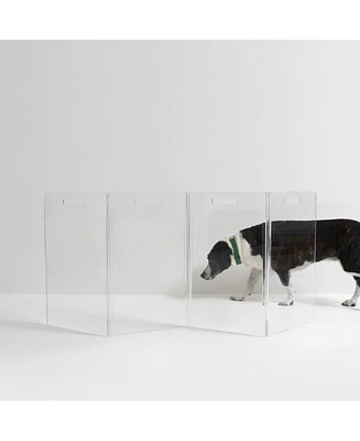 Hiddin Low Pet Gate Zig Zag Options 6 panel