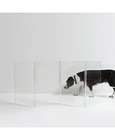 Hiddin Low Pet Gate Zig Zag Options 6 panel