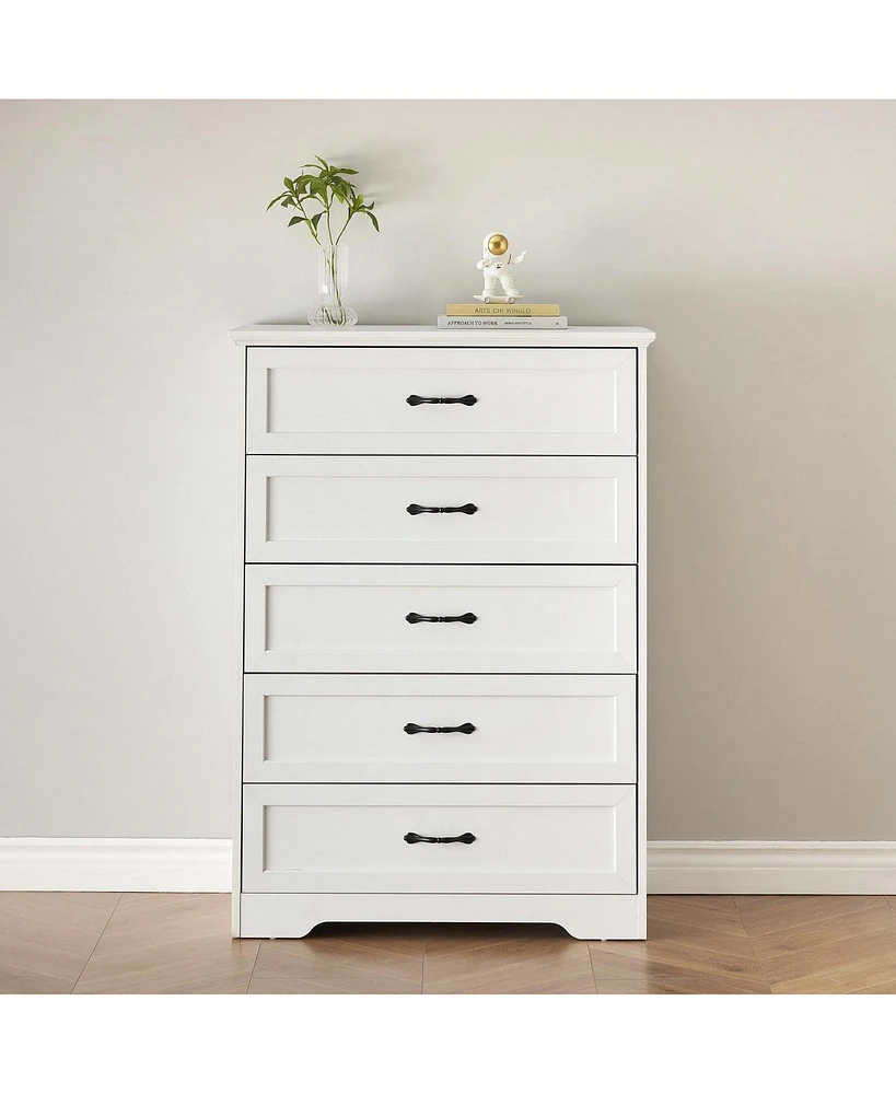 gaomon Modern Drawers Dresser, Chest of Drawers Closet Organizers and Storage Clothes