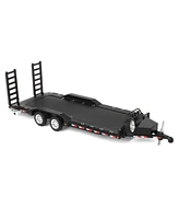 Greenlight Collectibles 1/64 Heavy Duty Car Hauler Tow Trailer with Ramps, Black Exclusive