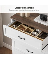 gaomon Modern Drawers Dresser, Chest of Drawers Closet Organizers and Storage Clothes