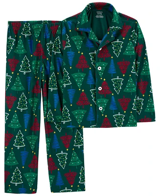 Carter's Kids 2-Piece Christmas Tree Fleece Style Pajamas