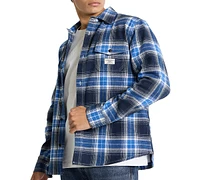 Guess Jeans Men's Pocket Plaid Shirt