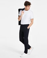 Alfani Men's Classic-Fit Solid Stretch Suit Pants, Created for Macy's