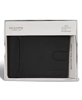 Champs Men's Onyx Collection Leather Access Bi-Fold Wallet