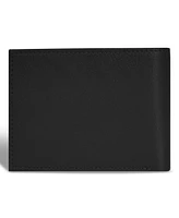 Champs Men's Onyx Collection Leather Center Wing Wallet