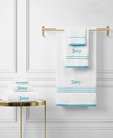 Juicy Couture Neon Border Cotton 6-Pc. Bath Towel Set