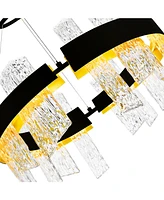 Cwi Lighting 14" Metal Guadiana Led Chandelier