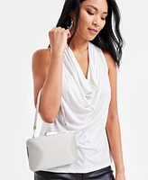 I.n.c. International Concepts Crystal Top Handle Mini Satin Frame Bag, Exclusively at Macy's