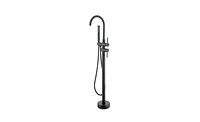 Slickblue Freestanding Bathtub Faucet - High Flow Tub Filler with Handheld Shower and Swivel Spout