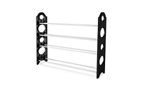 Slickblue 4-Layer Shoe Rack for 20 Pairs Space-Saving Storage Organizer for Entryway or Closet